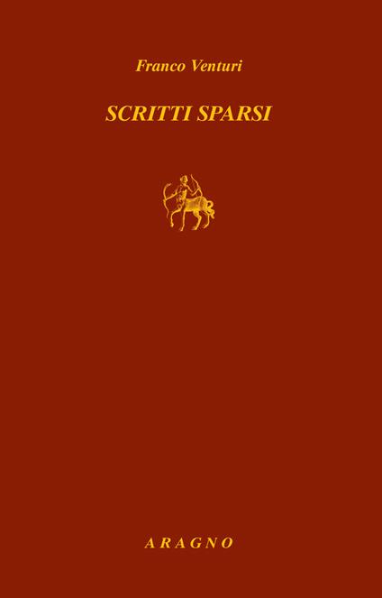 Scritti sparsi - Franco Venturi - copertina