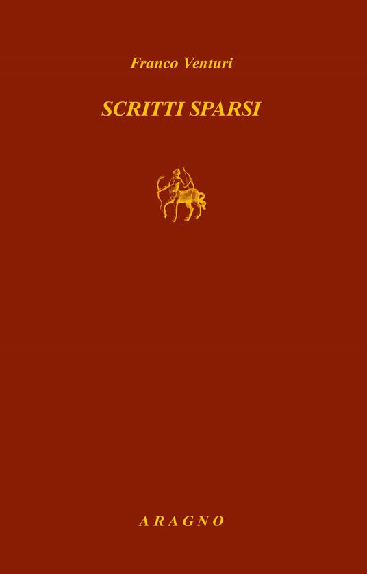 Scritti sparsi - Franco Venturi - copertina