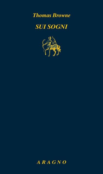 Sui sogni - Thomas Browne - copertina