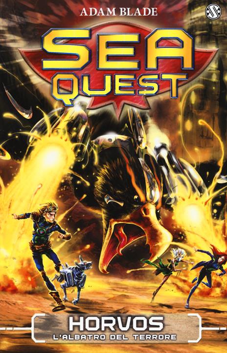 Horvos. L'albatro del terrore. Sea Quest. Vol. 15 - Adam Blade - copertina