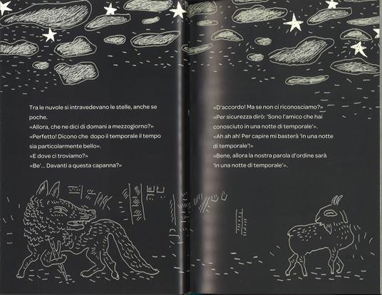In una notte di temporale. Le sette storie dell'amicizia tra un lupo e una capretta. Ediz. a colori - Yuichi Kimura - 2