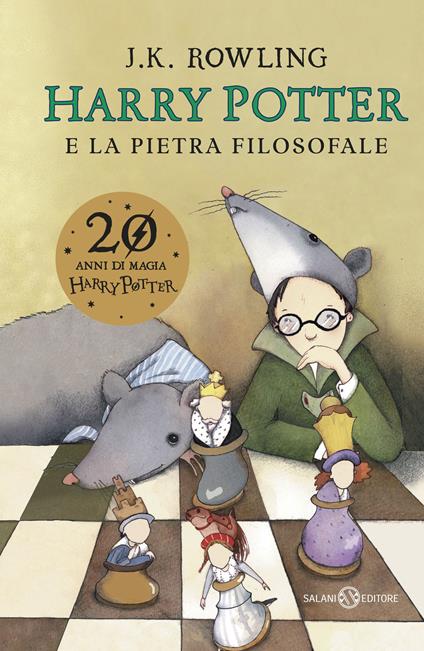 Harry Potter e la pietra filosofale. Vol. 1 - J. K. Rowling - copertina