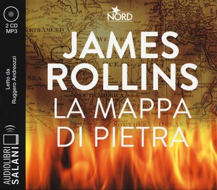 La mappa di pietra letto da Ruggero Andreozzi. Audiolibro. 2 CD Audio formato MP3 - James Rollins - copertina