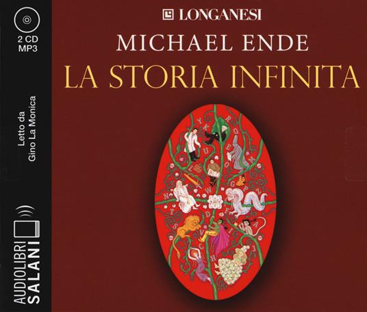 La storia infinita letto da Gino La Monica. Audiolibro. 2 CD Audio formato MP3 - Michael Ende - copertina