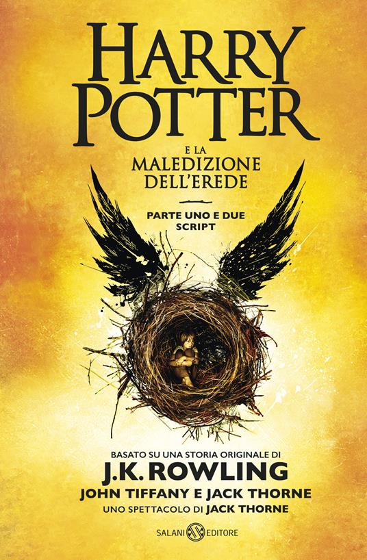 Harry Potter e la maledizione dell'erede. Parte uno e due. Scriptbook - J. K. Rowling,John Tiffany,Jack Thorne - copertina
