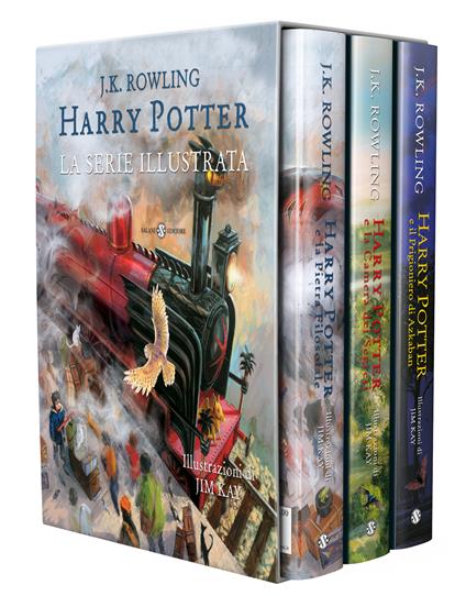 Harry Potter: La pietra filosofale-La camera dei segreti-Il prigioniero di Azkaban - J. K. Rowling - copertina