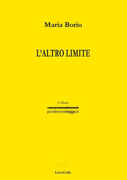 L'altro limite - Maria Borio - copertina