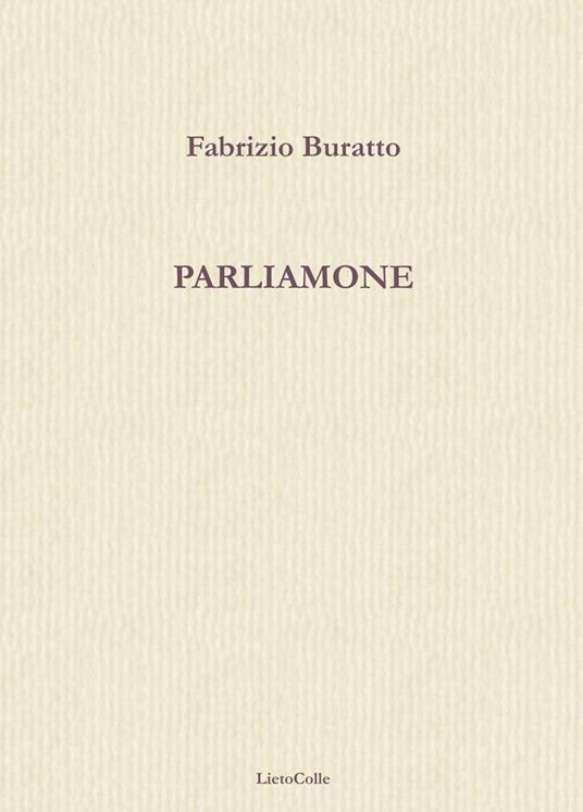 Parliamone - Fabrizio Buratto - copertina