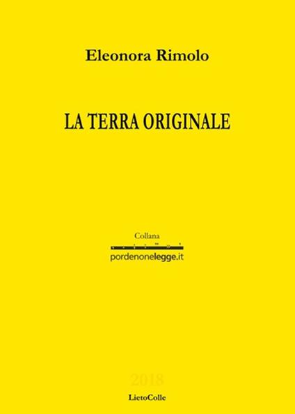 La terra originale - Eleonora Rimolo - copertina