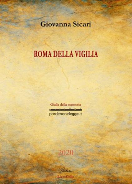 Roma della vigilia - Giovanna Sicari - copertina