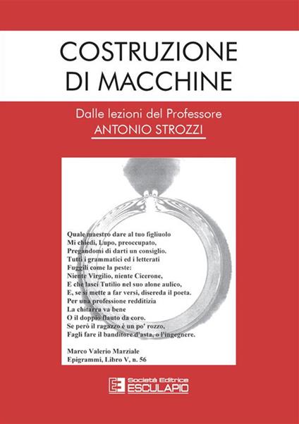 Costruzione di macchine - Antonio Strozzi - copertina