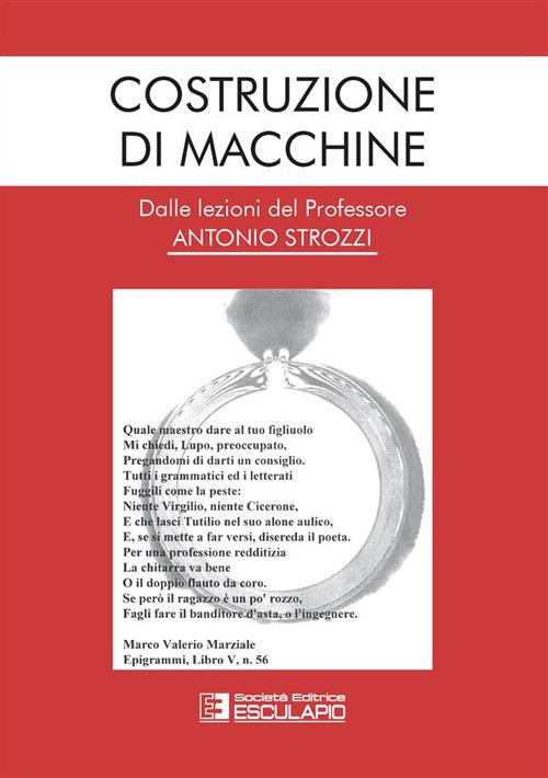 Costruzione di macchine - Antonio Strozzi - copertina