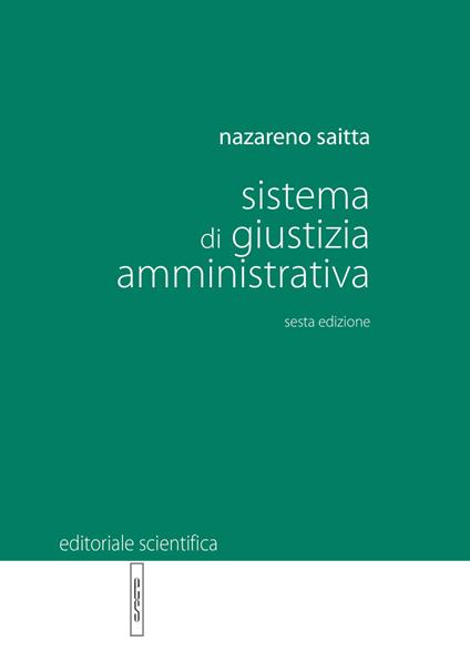 Sistema di giustizia amministrativa - Nazareno Saitta - copertina