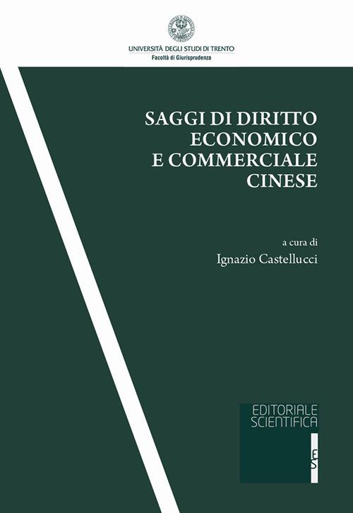 Saggi di diritto economico e commerciale cinese - copertina