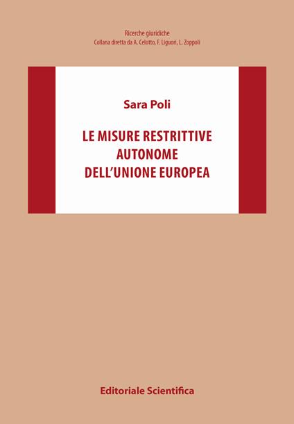Le misure restrittive autonome dell'Unione europea - Sara Poli - copertina
