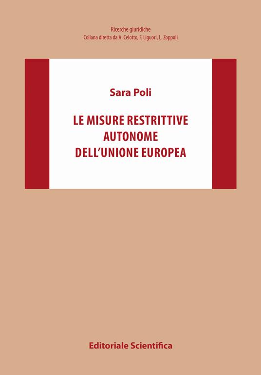 Le misure restrittive autonome dell'Unione europea - Sara Poli - copertina