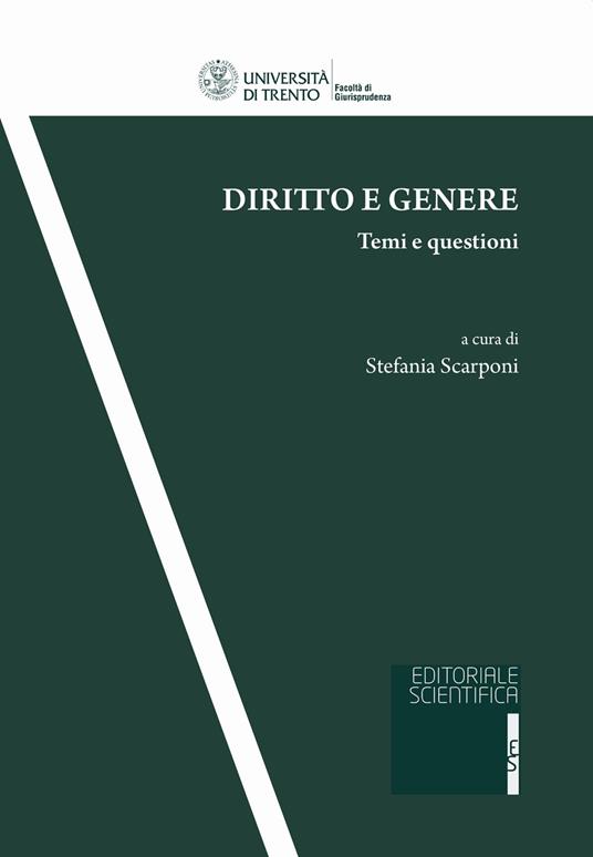 Diritto e genere. Temi e questioni - copertina