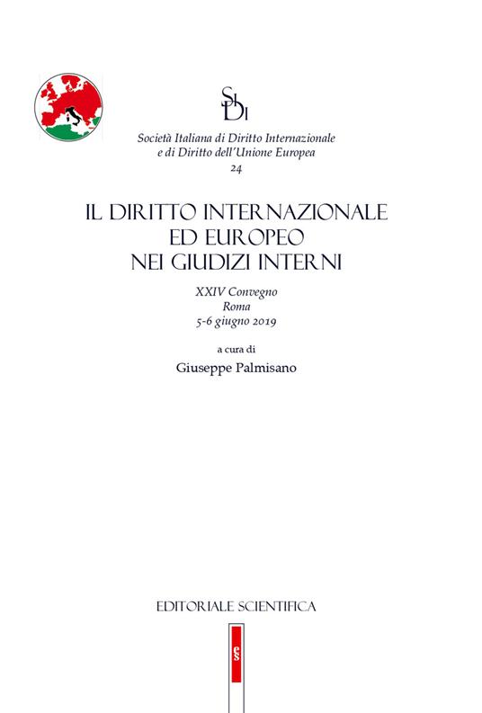 Il diritto internazionale ed europeo nei giudizi interni. 24° Convegno SIDI (Roma, 5-6 Giugno 2019) - copertina