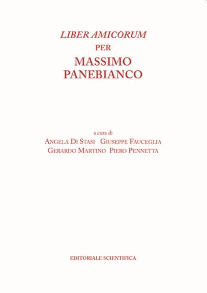 Liber amicorum per Massimo Panebianco - copertina