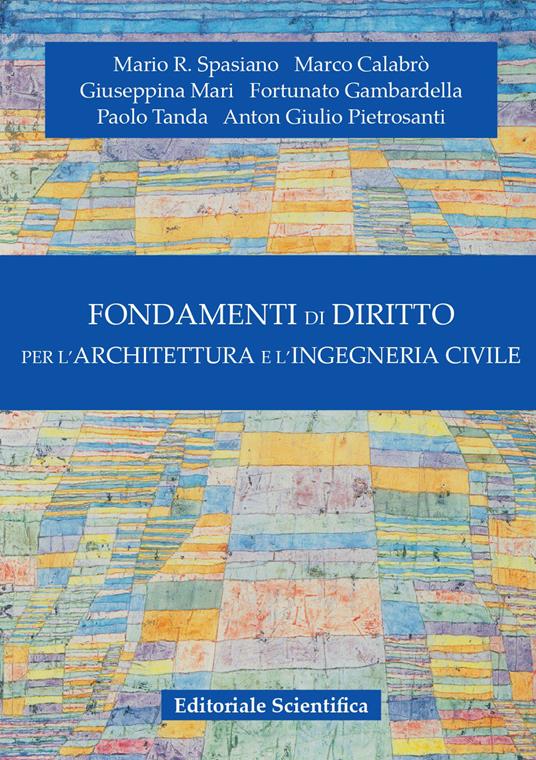 Fondamenti di diritto per l'architettura e l'ingegneria civile - copertina