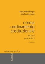 Norma e ordinamento costituzionale. Appunti per le lezioni