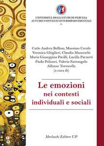Le emozioni nei contesti individuali e sociali