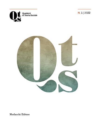 Quaderni di teoria sociale (2022). Vol. 1 - copertina