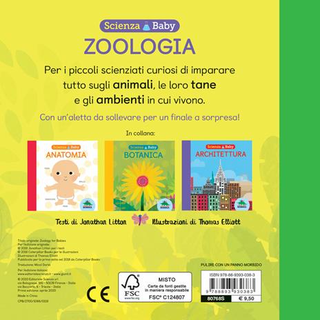 Zoologia. Scienza baby - Jonathan Litton - 2
