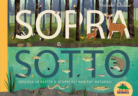 Sopra e sotto. Solleva le alette e scopri gli habitat naturali - Patricia Hegarty,Tanera Simons - copertina