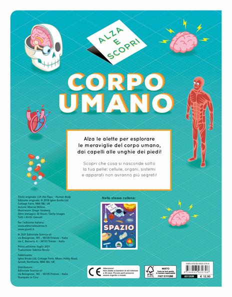 Corpo umano. Alza e scopri - Marnie Willow - 2