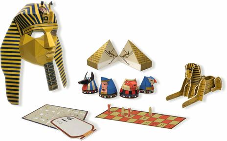 Antico Egitto. Scopri la terra dei faraoni con sei modelli tutti da costruire. Tesori di carta. Ediz. a colori. Con 6 modelli da costruire - Matthew Morgan - 6