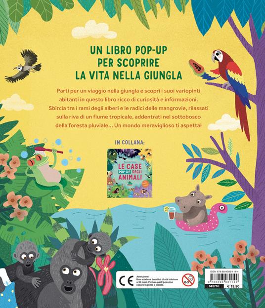 Gli animali pop-up della giungla. Con finestrelle e alette! Ediz. illustrata - Lydia Watson - 2