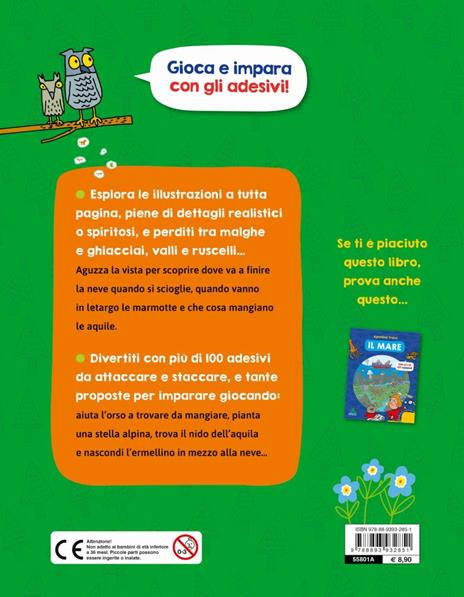 La montagna. Con più di 100 adesivi! Ediz. a colori - Agostino Traini - 5