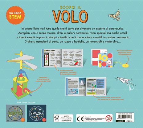 Scopri il volo. Ediz. a colori. Con 3 modellini da costruire - Nancy Dickmann - 2