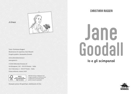 Jane Goodall. Io e gli scimpanzé - Christiana Ruggeri - 2