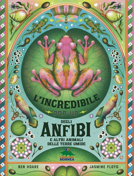 L'incredibile pop-up degli anfibi e altri e altri animali delle terre umide. Ediz. a colori - Ben Hoare - copertina