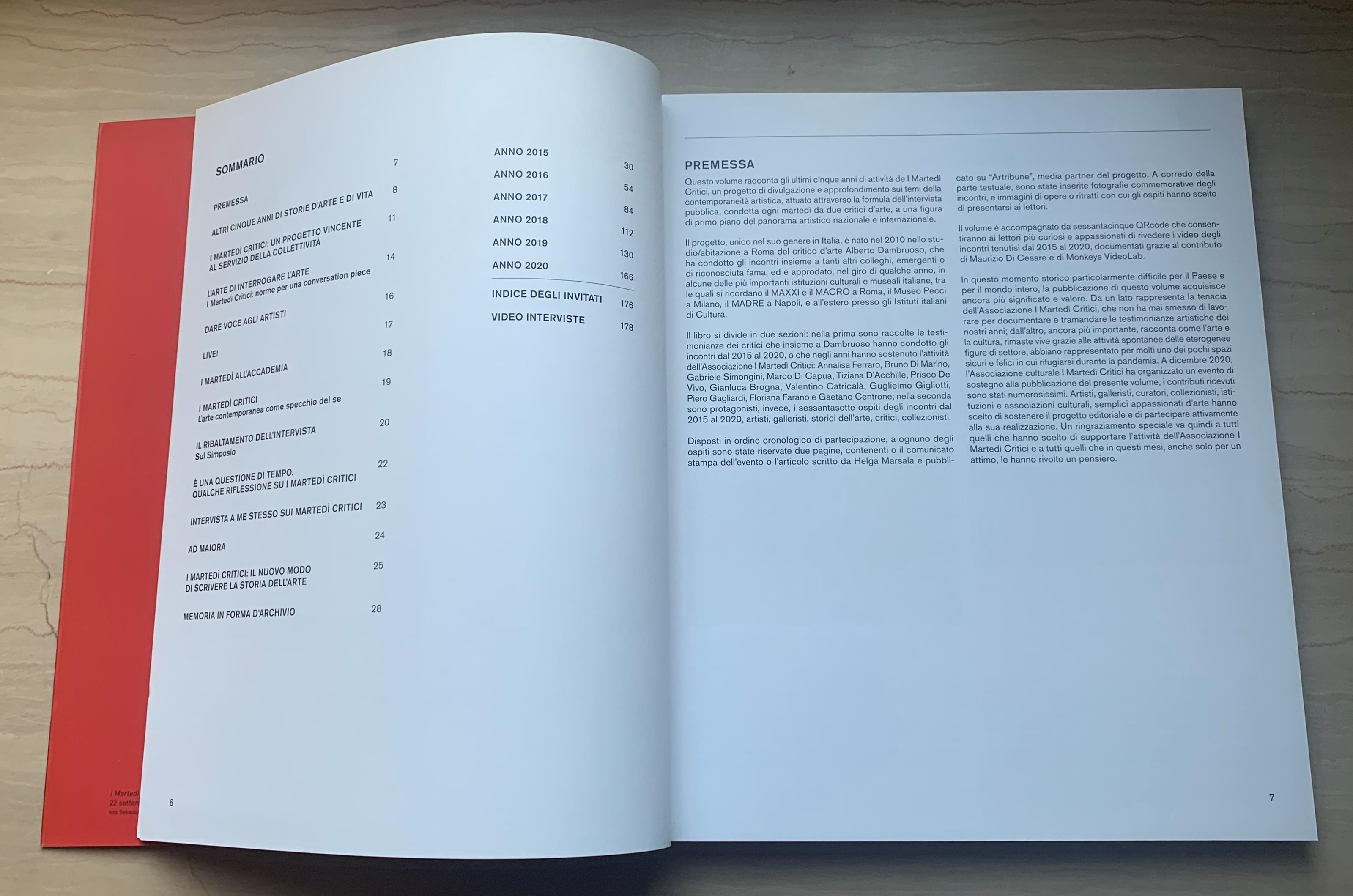 I martedì critici. La parola all'arte 2015-2020