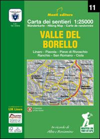 Valle del Borello. Linaro - Piavola - Pieve di Rivoschio Ranchio - San Romano - Ciola - Massimo Gentili - copertina