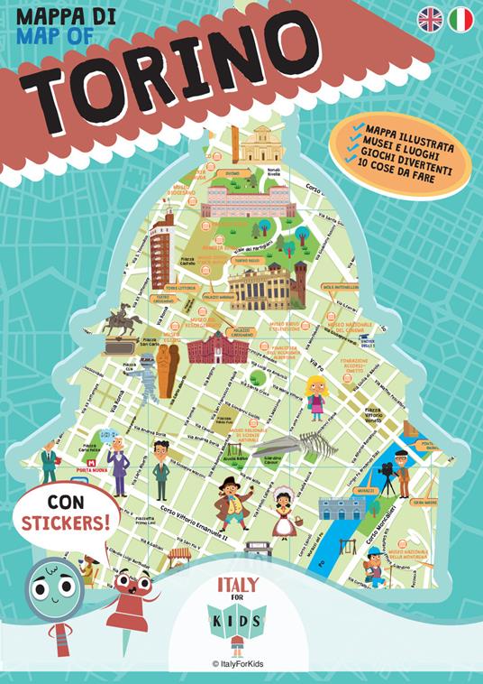Mappa di Torino illustrata - copertina