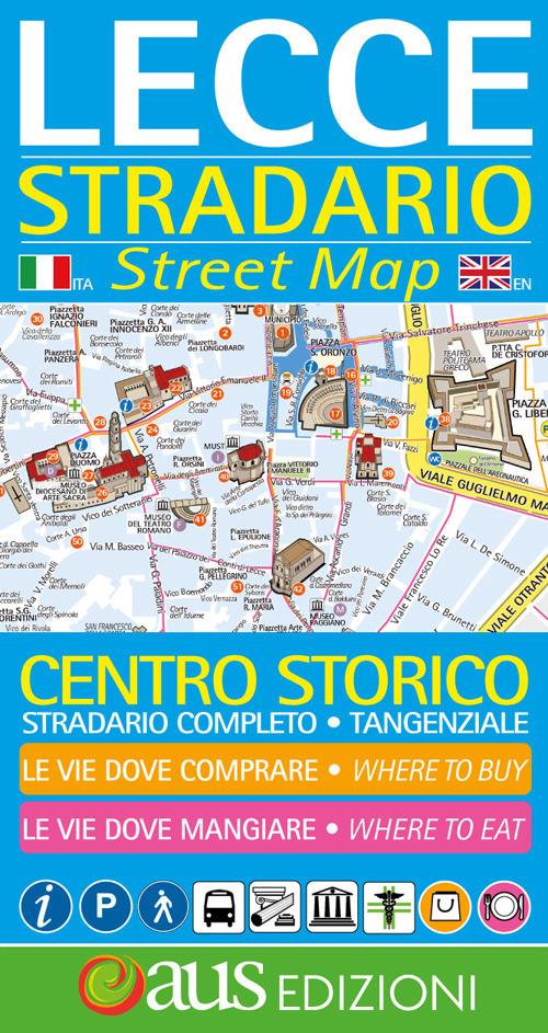 Lecce. Stradario-Street map. Ediz. bilingue - Adele Urso - copertina