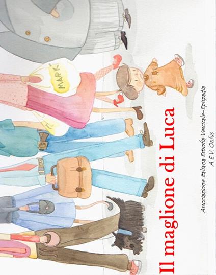 Luca's sweater. A story about bladder extrophy - copertina