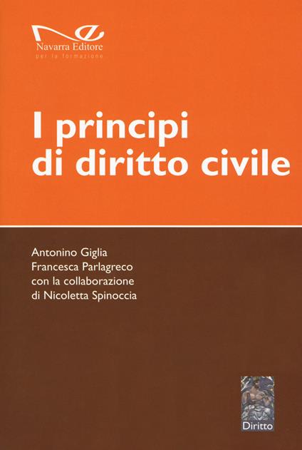 I principi di diritto civile - Antonino Giglia,Francesca Parlagreco,Nicoletta Spinoccia - copertina
