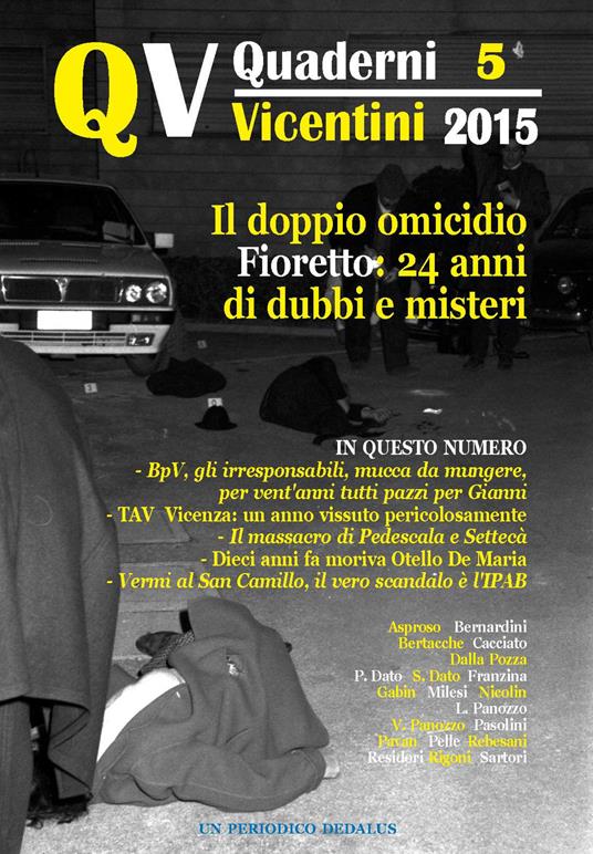 Quaderni vicentini (2015). Vol. 5 - copertina