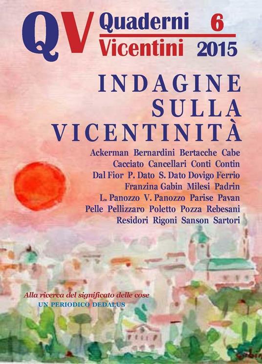 Quaderni vicentini (2015). Vol. 6 - copertina