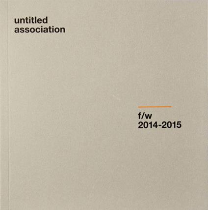 Untitled association f/w (2014-2015) - copertina