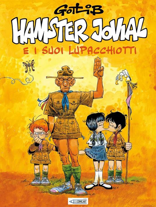 Hamster Jovial e i suoi lupacchiotti - Gotlib - copertina