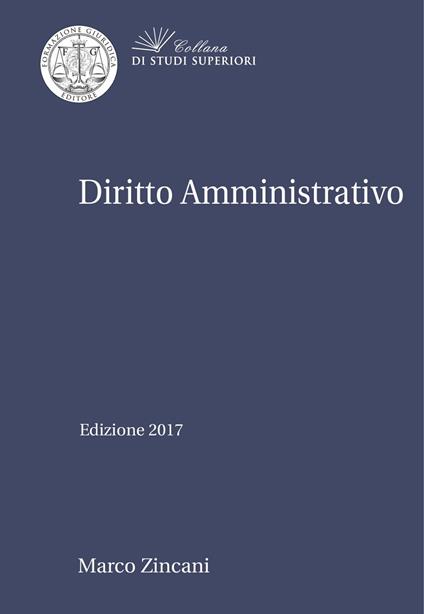 Diritto amministrativo - Marco Zincani - copertina