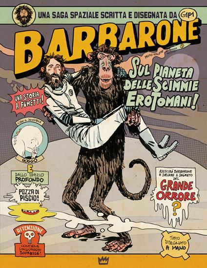 Barbarone sul pianeta delle scimmie erotomani - Gipi - copertina