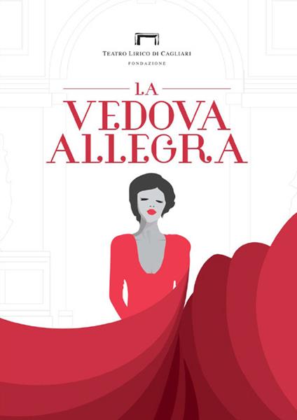 La vedova allegra di Franz Lehar. Operetta in tre atti - copertina