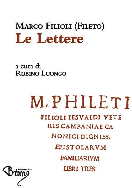 Le lettere. Ediz. critica - Fileto - copertina